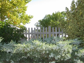 Dog ear Open top fence